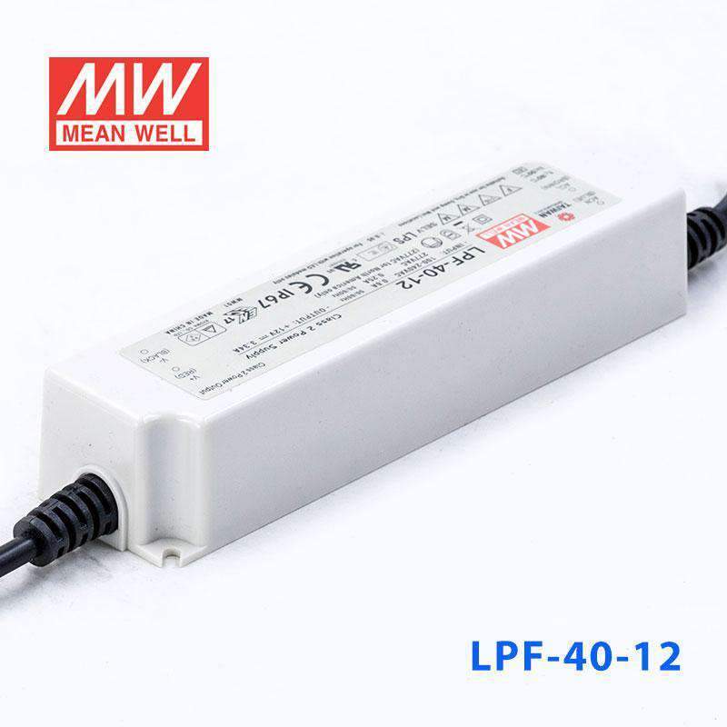 Mean Well LPF - 40 - 12 Power Supply 40W 12V - LPF - 40 - 12 - powersupplymall.com