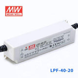 Mean Well LPF - 40 - 20 Power Supply 40W 20V - LPF-40-20 - powersupplymall.com