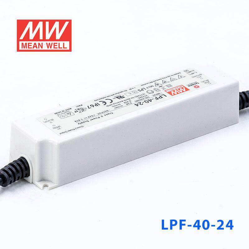 Mean Well LPF - 40 - 24 Power Supply 40W 24V - LPF-40-24 - powersupplymall.com