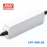 Mean Well LPF - 40D - 20 Power Supply 40W 20V - Dimmable - LPF-40D-20 - powersupplymall.com