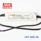 Mean Well LPF - 40D - 20 Power Supply 40W 20V - Dimmable - LPF-40D-20 - powersupplymall.com