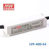 Mean Well LPF-40D-54 Power Supply 40W 54V - Dimmable 760mA - LPF-40D-54 - powersupplymall.com
