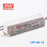 Mean Well LPF - 60 - 15 Power Supply 60W 15V - LPF - 60 - 15 - powersupplymall.com
