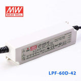 Mean Well LPF - 60D - 42 Power Supply 60W 42V - Dimmable - LPF-60D-42 - powersupplymall.com