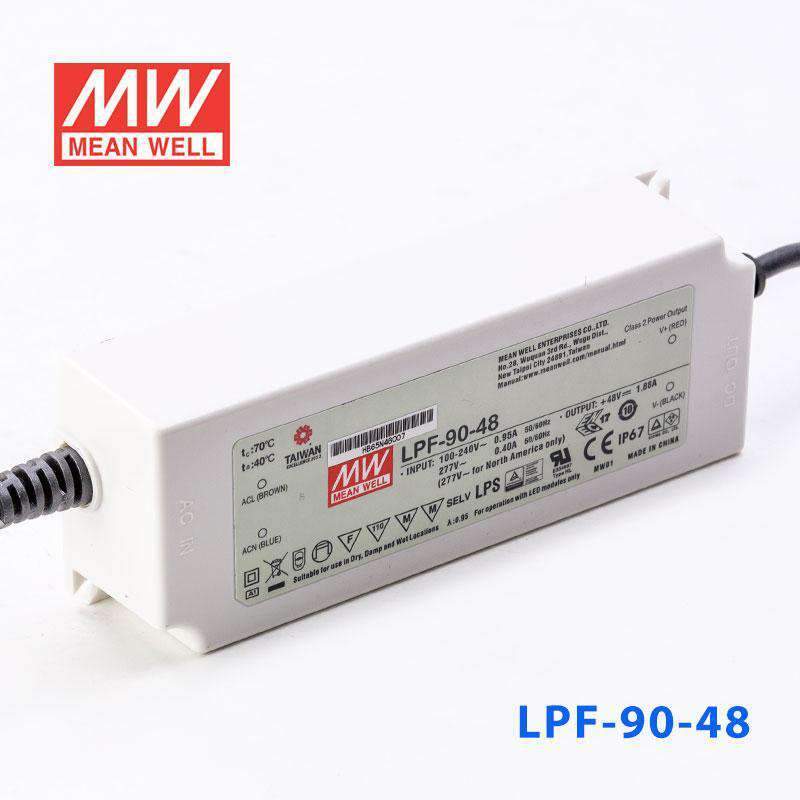 Mean Well LPF - 90 - 48 Power Supply 90W 48V - LPF - 90 - 48 - powersupplymall.com