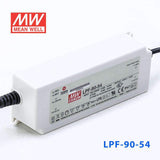 Mean Well LPF-90-54 Power Supply 90W 54V 1.67A - LPF-90-54 - powersupplymall.com