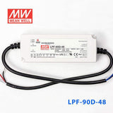 Mean Well LPF-90D-48 Power Supply 90W 48V - Dimmable 1.88A - LPF-90D-48 - powersupplymall.com
