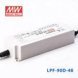 Mean Well LPF-90D-48 Power Supply 90W 48V - Dimmable 1.88A - LPF-90D-48 - powersupplymall.com