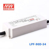 Mean Well LPF-90D-54 Power Supply 90W 54V - Dimmable 1.67A - LPF-90D-54 - powersupplymall.com