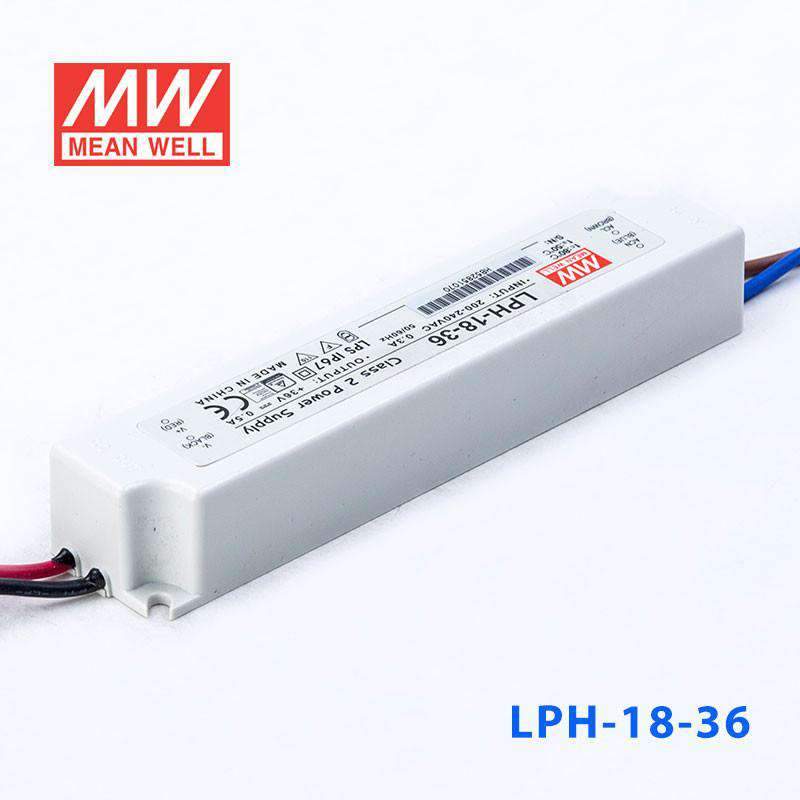 Mean Well LPH - 18 - 36 Power Supply 18W 36V - LPH - 18 - 36 - powersupplymall.com