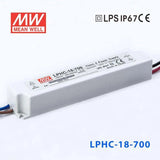 Mean Well LPHC - 18 - 700 AC - DC Single output LED driver Constant Current - LPHC - 18 - 700 - powersupplymall.com