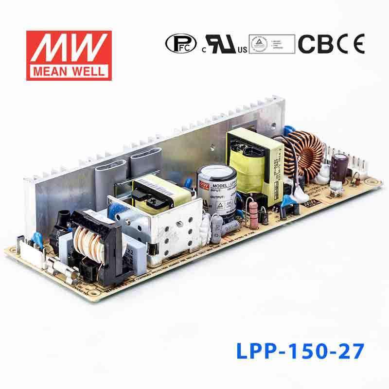 Mean Well LPP - 150 - 27 Power Supply 151W 27V - LPP - 150 - 27 - powersupplymall.com