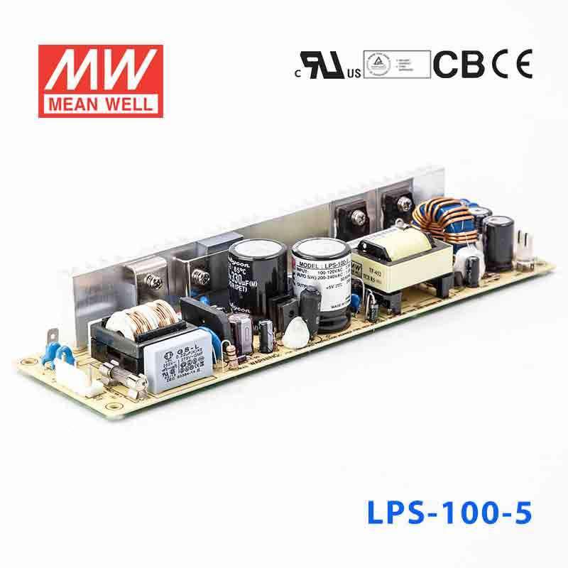 Mean Well LPS - 100 - 5 Power Supply 100W 5V - LPS - 100 - 5 - powersupplymall.com