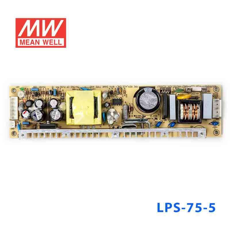 Mean Well LPS - 75 - 5 Power Supply 75W 5V - LPS - 75 - 5 - powersupplymall.com