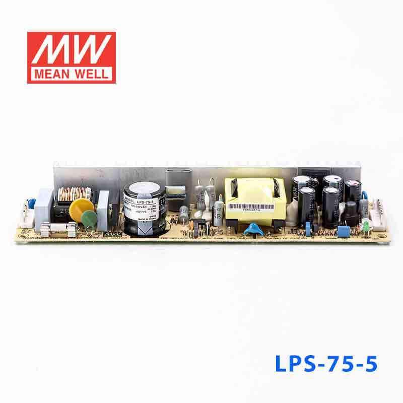 Mean Well LPS - 75 - 5 Power Supply 75W 5V - LPS - 75 - 5 - powersupplymall.com