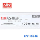 Mean Well LPV - 100 - 48 Power Supply 100W 48V - LPV - 100 - 48 - powersupplymall.com