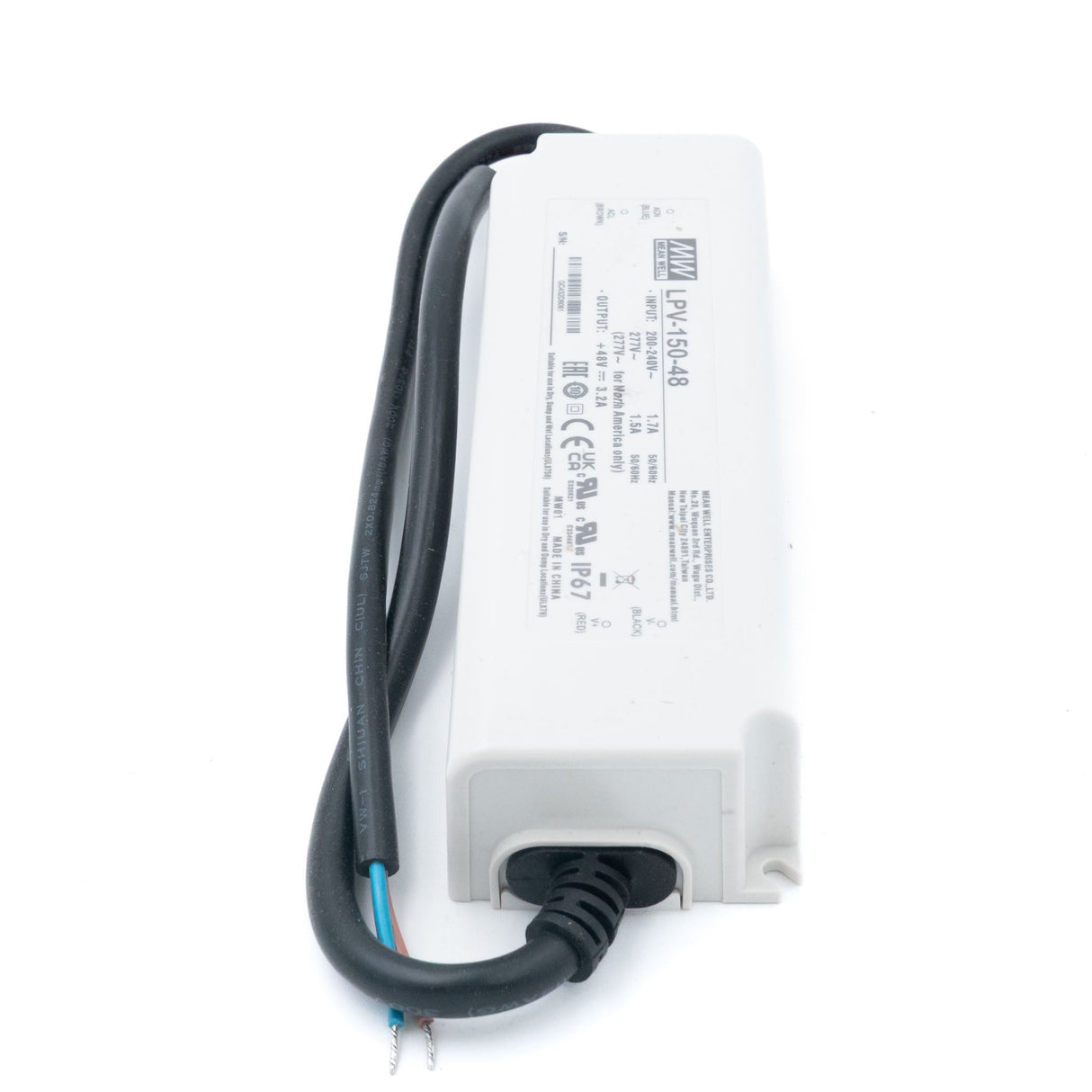 Mean Well LPV - 150 - 48 Power Supply 150W 48V - LPV - 150 - 48 - powersupplymall.com