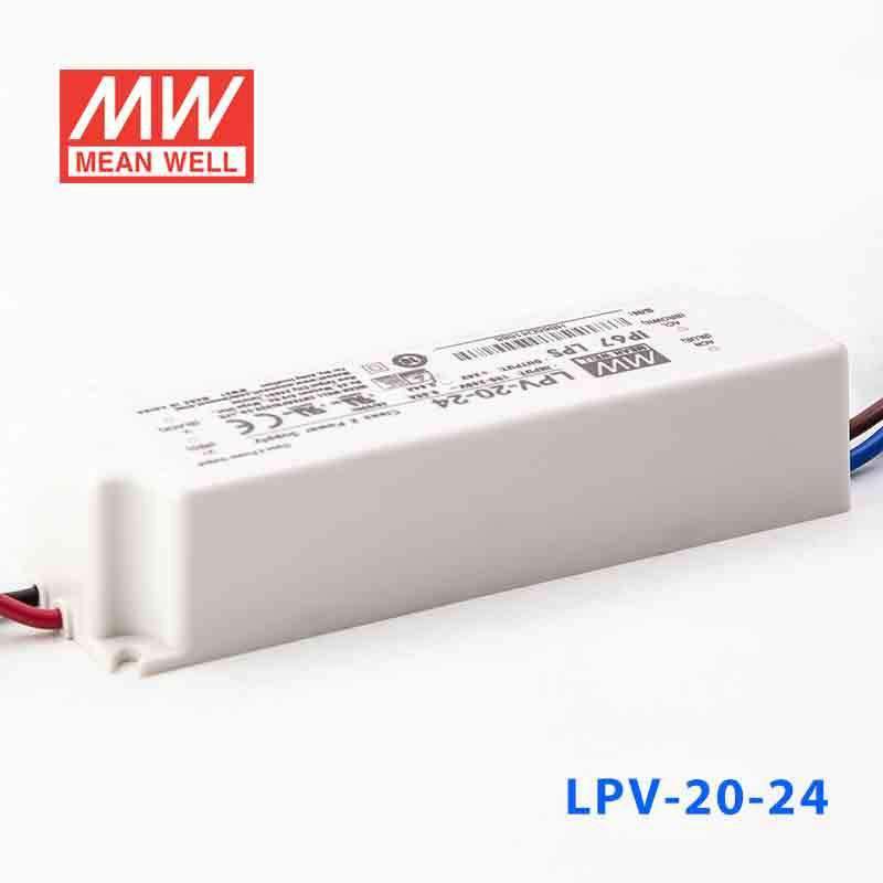 Mean Well LPV - 20 - 24 Power Supply 20W 24V - LPV - 20 - 24 - powersupplymall.com