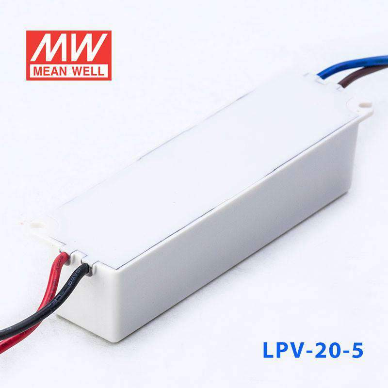 Mean Well LPV - 20 - 5 Power Supply 20W 5V - LPV - 20 - 5 - powersupplymall.com