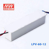 Mean Well LPV - 60 - 12 Power Supply 60W 12V - LPV - 60 - 12 - powersupplymall.com