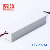 Mean Well LPV - 60 - 24 Power Supply 60W 24V - LPV - 60 - 24 - powersupplymall.com