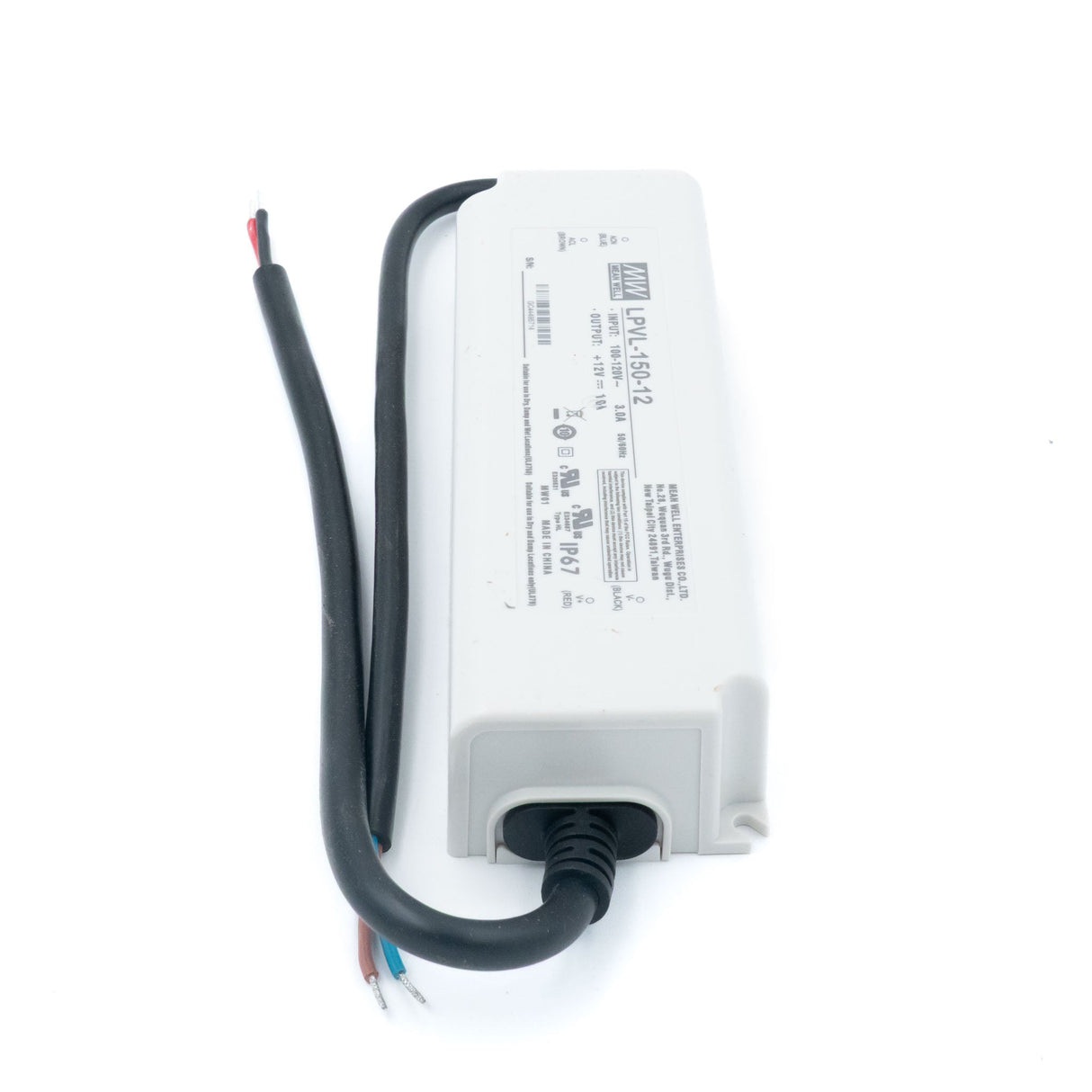 Mean Well LPVL - 150 - 12 Power Supply 150W 12V - LPVL - 150 - 12 - powersupplymall.com