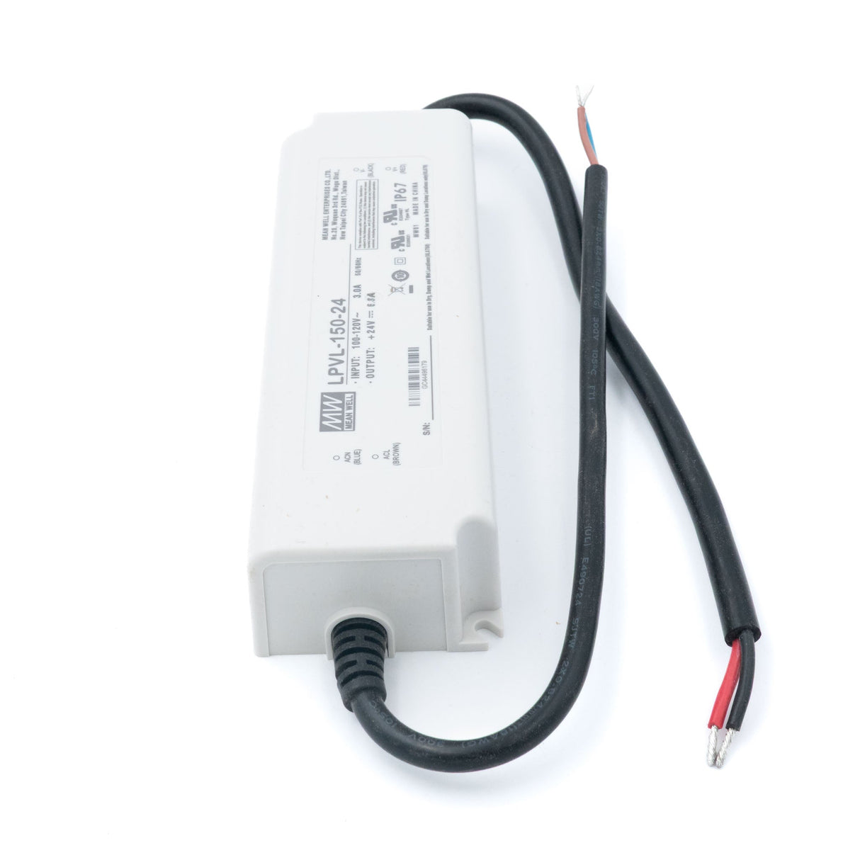 Mean Well LPVL - 150 - 24 Power Supply 150W 24V - LPVL - 150 - 24 - powersupplymall.com