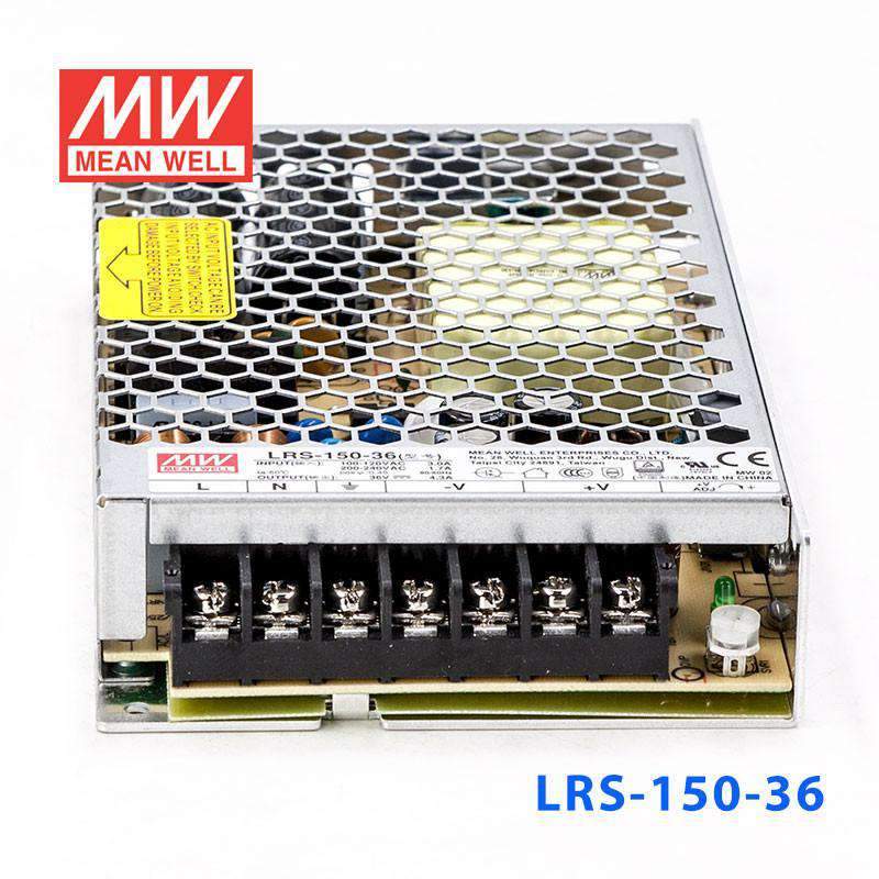 Mean Well LRS - 100 - 36 Power Supply 150W 36V - LRS - 150 - 36 - powersupplymall.com