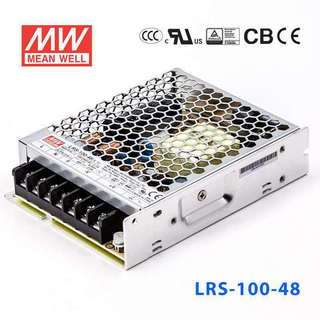 Mean Well LRS - 100 - 48 Power Supply 100W 48V - LRS - 100 - 48 - powersupplymall.com