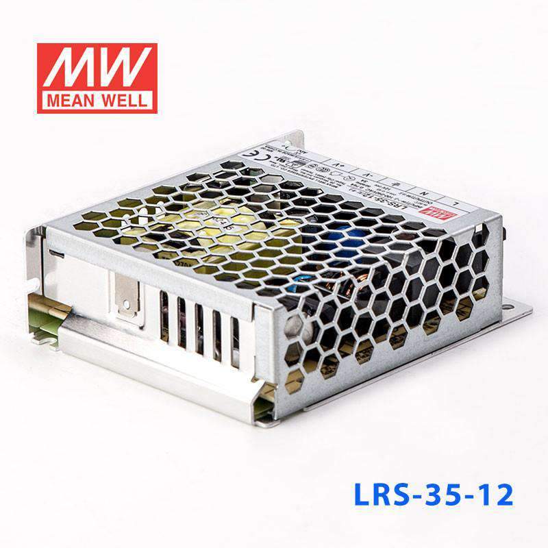 Mean Well LRS - 35 - 12 Power Supply 35W 12V - LRS - 35 - 12 - powersupplymall.com