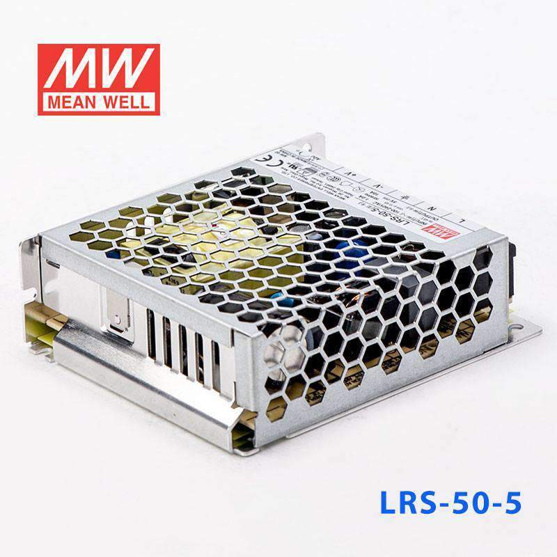 Mean Well LRS - 50 - 5 Power Supply 50W 5V - LRS - 50 - 5 - powersupplymall.com