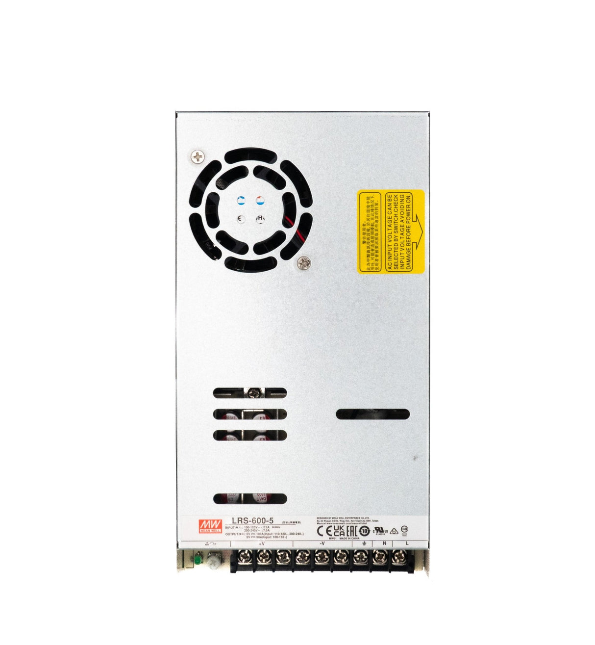 Mean Well LRS - 600 - 5 Power Supply 600W 5V - LRS - 600 - 5 - powersupplymall.com