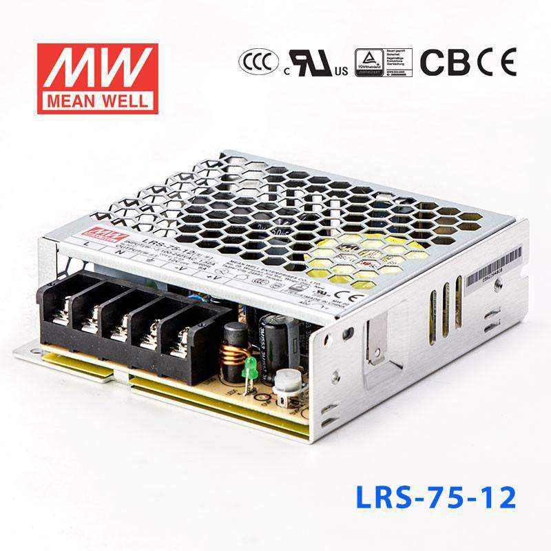 Mean Well LRS Series Power Supply 12V (35~600W) -  - powersupplymall.com