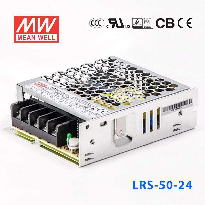Mean Well LRS Series Power Supply 24V (35~600W) -  - powersupplymall.com