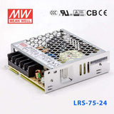 Mean Well LRS Series Power Supply 24V (35~600W) - powersupplymall.com