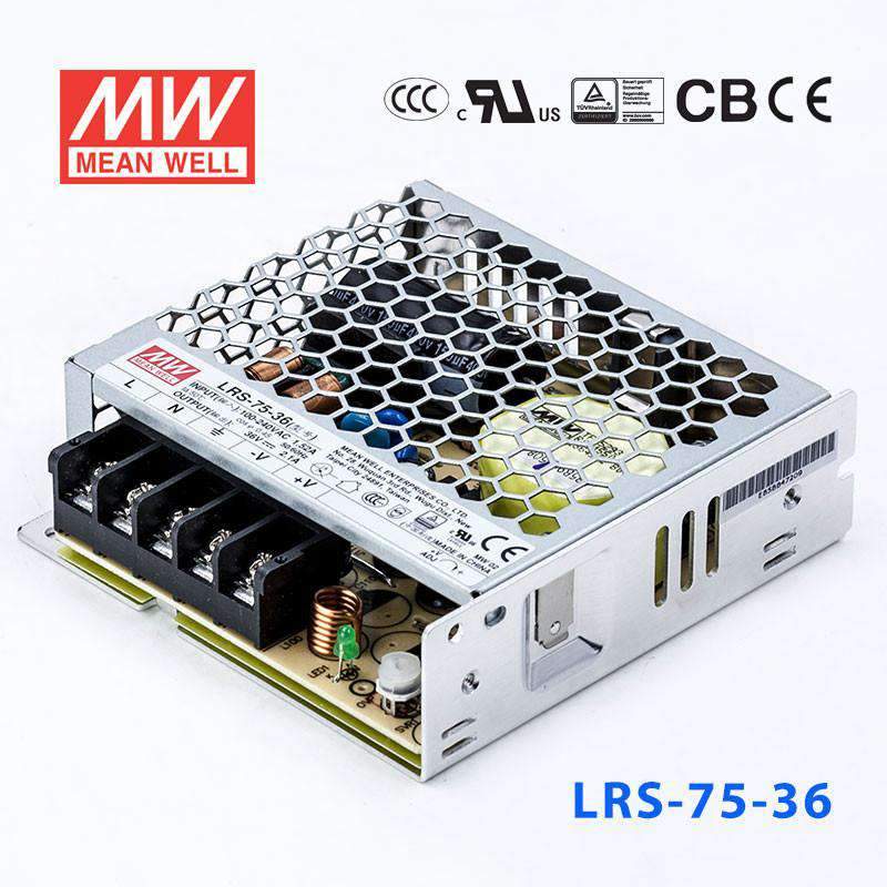 Mean Well LRS Series Power Supply 36V (35~600W) -  - powersupplymall.com