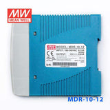 Mean Well MDR - 10 - 12 Single Output Industrial Power Supply 10W 12V - DIN Rail - MDR - 10 - 12 - powersupplymall.com