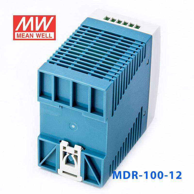 Mean Well MDR - 100 - 12 Single Output Industrial Power Supply 100W 12V - DIN Rail - MDR - 100 - 12 - powersupplymall.com