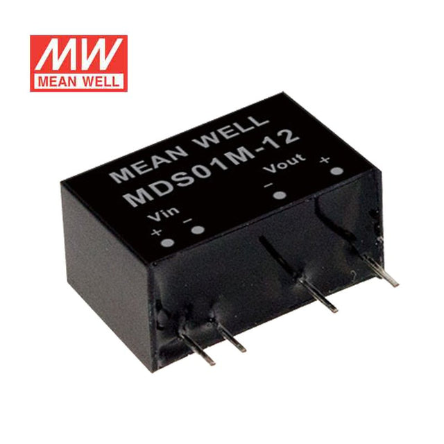 Mean Well MDS01L - 15 DC - DC Converter - 1W - 4.5~5.5V in 15V out - MDS01L - 15 - powersupplymall.com