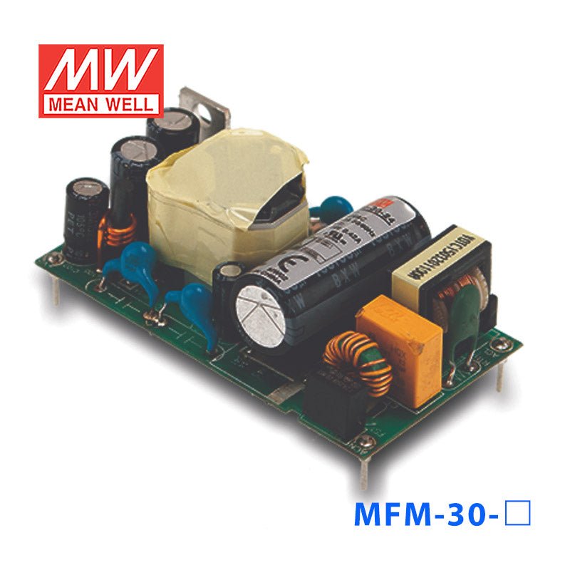 Mean Well MFM - 30 - 24 Power Supply 30W 24V - MFM - 30 - 24 - powersupplymall.com