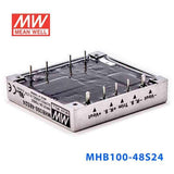 Mean Well MHB100-48S24 DC-DC Converter - 100W - 36~75V in 24V out 4.17A - MHB100-48S24 - powersupplymall.com