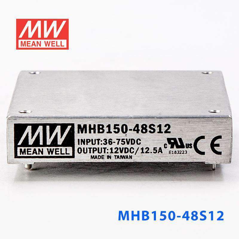 Mean Well MHB150 - 48S12 DC - DC Converter - 150W - 36~75V in 12V out - MHB150 - 48S12 - powersupplymall.com