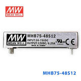 Mean Well MHB75 - 48S12 DC - DC Converter - 75W - 36~72V in 12V out - MHB75 - 48S12 - powersupplymall.com
