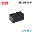 Mean Well MPM-10-5 Power Supply 10W 5V 2A - MPM-10-5 - powersupplymall.com