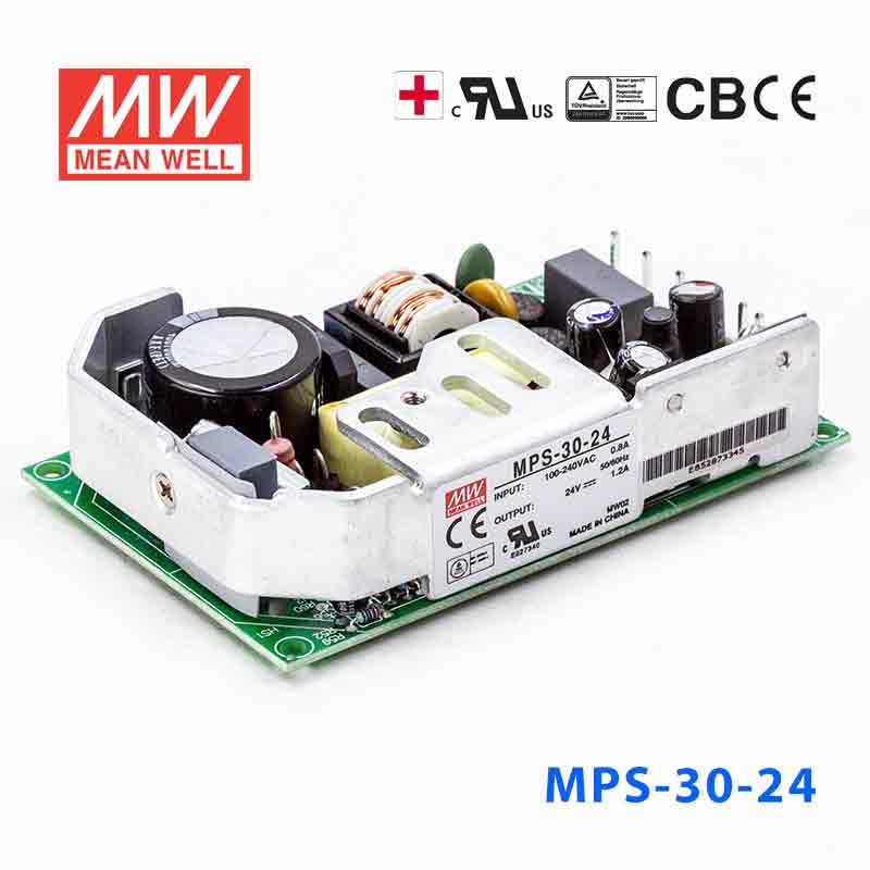 Mean Well MPS - 30 - 48 Power Supply 30W 48V - MPS - 30 - 48 - powersupplymall.com