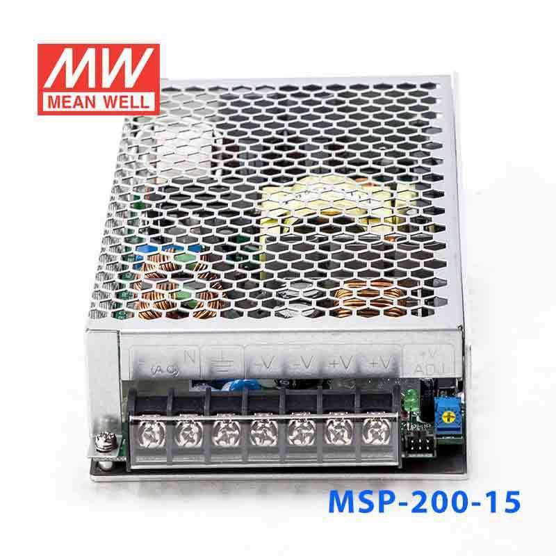 Mean Well MSP - 200 - 15 Power Supply 201W 15V - MSP - 200 - 15 - powersupplymall.com