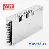 Mean Well MSP - 200 - 15 Power Supply 201W 15V - MSP - 200 - 15 - powersupplymall.com