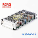 Mean Well MSP - 200 - 15 Power Supply 201W 15V - MSP - 200 - 15 - powersupplymall.com