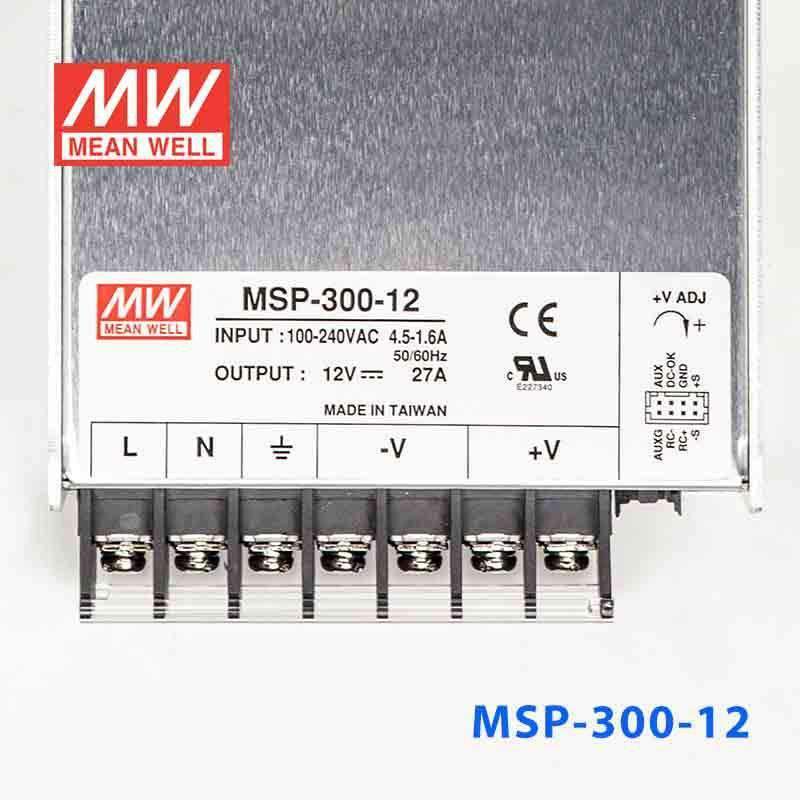 Mean Well MSP - 300 - 12 Power Supply 324W 12V - MSP - 300 - 12 - powersupplymall.com