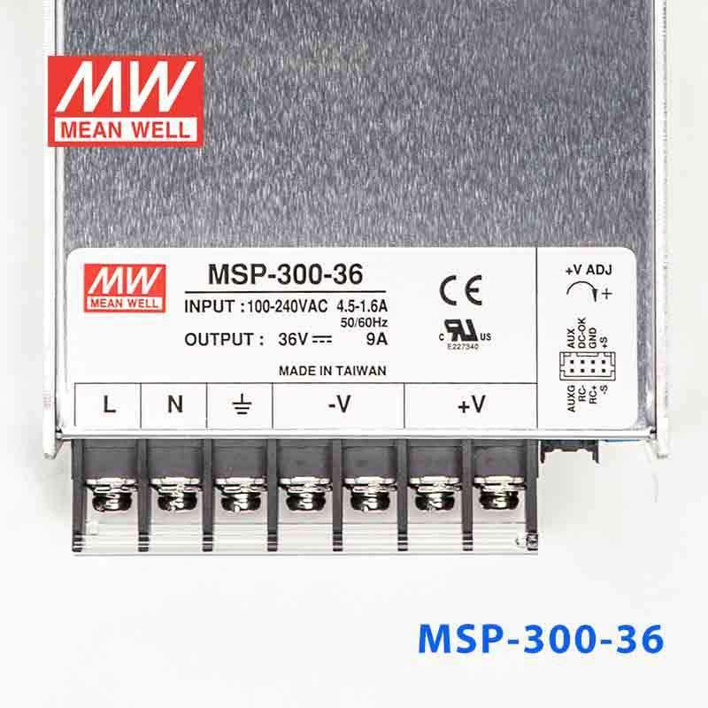 Mean Well MSP - 300 - 36 Power Supply 324W 36V - MSP - 300 - 36 - powersupplymall.com